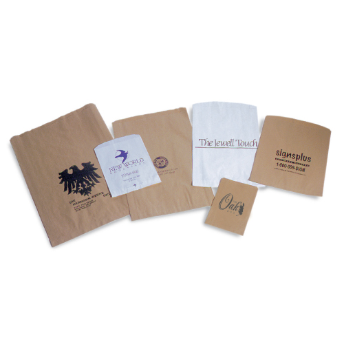 Paper Merchandise Bags White Kraft-0