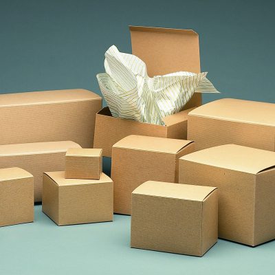 Pinstripe Kraft Giftware Boxes-0