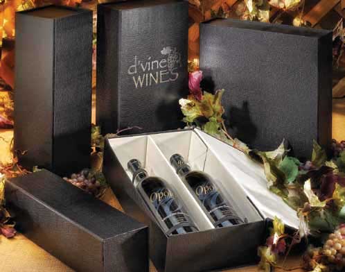 Rigid Folding Wine Boxes